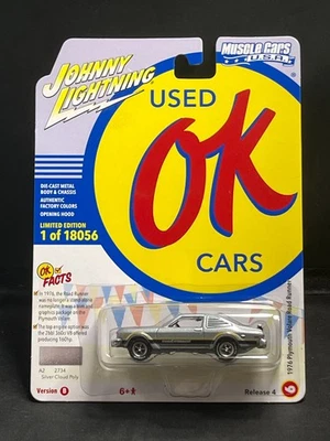 JOHNNY LIGHTNING 1976 PLYMOUTH VOLARE ROAD RUN MUSCLE CARS U.S.A R/R LMTD 18,056 - Image 1 of 3