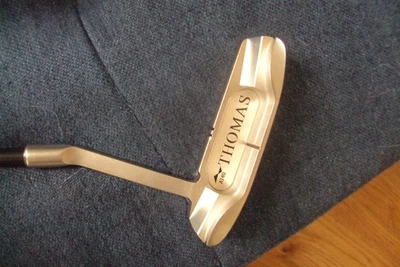 Thomas Golf AT40 long-neck blade putter stiff graphite 37" w/headcover - Image 1 of 4