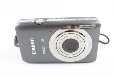 Canon IXUS 115 HS Digital Compact Camera Working w/ Canon 4x IS Zoom Lens - Image 1 of 4