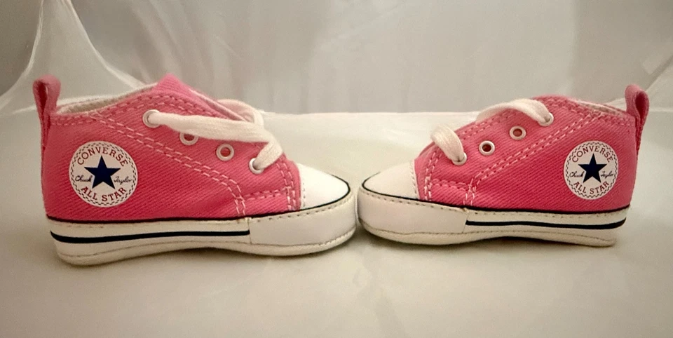 Zapatos de cuna Converse Chuck Taylor All Star para bebé - Talla 1 - Rosa - Sin caja Foto 1 de 4