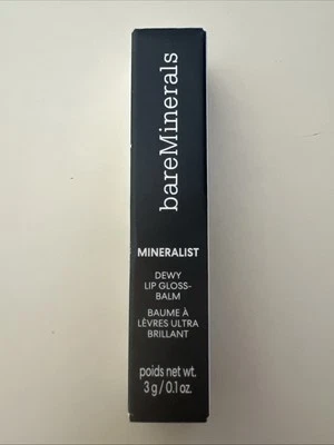 bareMinerals Mineralist Dewy Lip Gloss-Balm 24hr hydration DREAM 3g/0.1oz  NIB - Image 1 of 4