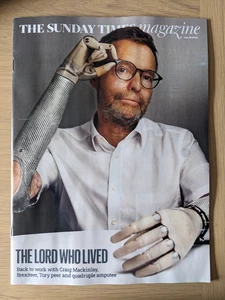 UK SUNDAY TIMES Magazine. Craig Mackinlay. Richard Osman. Blake Harrison 20.7.25 - Picture 1 of 6
