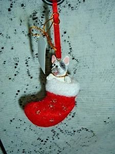 AMERICAN ESKIMO LITTLE PALS SOFT HANGING STOCKING ORNAMENT NEW #ORN221-85 NEW - Picture 1 of 1