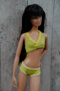 BARBIE BEACH FASHIONS Triangel-Top Bikini Lemon Lime - Bild 1 von 3
