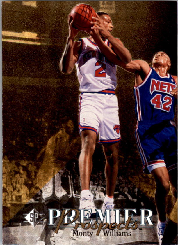 1994-95 SP New York Knicks Basketball Card #23 Monty Williams FOIL Rookie