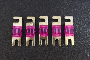 5 PK 70 AMP MINI ANL FUSIBLES NIQUELADOS EN LÍNEA AFC AFS HOJA AUTO COCHE MANL70 - Imagen 1 de 8