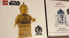 Hallmark Keepsake 2019 LEGO Star Wars C-3PO And R2-D2 Ornaments one of each new