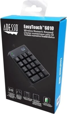 Adesso WKB-6010UB - Wireless Spill Resistant 18-Key Numeric Keypad -RF - USB - Image 1 of 4