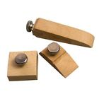 Square Bevel Wedge Wooden Sandpaper Block Set  DIY Leather Craft Accessories