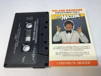 ROLAND MAGDANE Cassette Tape ENREGISTREMENT PUBLIC 1980 Trafic Records TFT-855 - Image 1 of 4