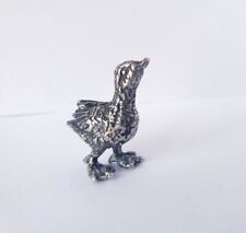 Vintage Solid Silver Italian made miniature Baby Chick Hallmarked 