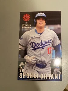Shohei Ohtani Postcard 2025 Mlb Tokyo Series Los Angeles Dodgers - Picture 1 of 2
