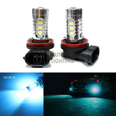 2x H11 H8 LED Bulbs High Power DRL SMD 5730 Fog Light Projector Bulb Ice Blue - Image 1 of 4