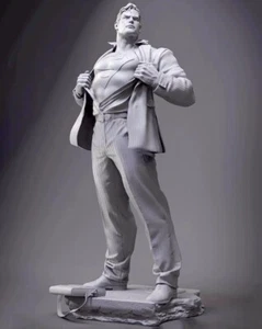 1/18 resin figure model Suit Superman 3D Printing Unassembled Unpainted - Picture 1 of 4