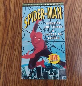 Spider-Man Night Of The Clones & Escort To Danger VHS 1997