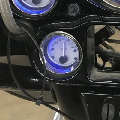 Harley Street Glide 2006 conjunto de medidor de temperatura del aire plateado 75166-01 video Foto 1 de 4