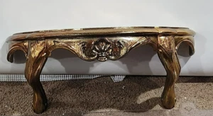 Vtg 1983 Burwood Home Interiors Homco Curved copper Plastic Wall Shelf 2626 15" - Picture 1 of 8