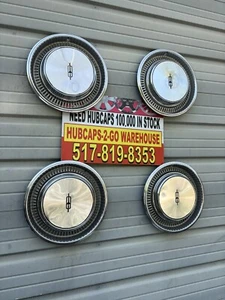 1972 Vintage Oldsmobile 88 98 15” Stainless Hubcaps Set 4 Beautiful Rare 4 - Picture 1 of 10