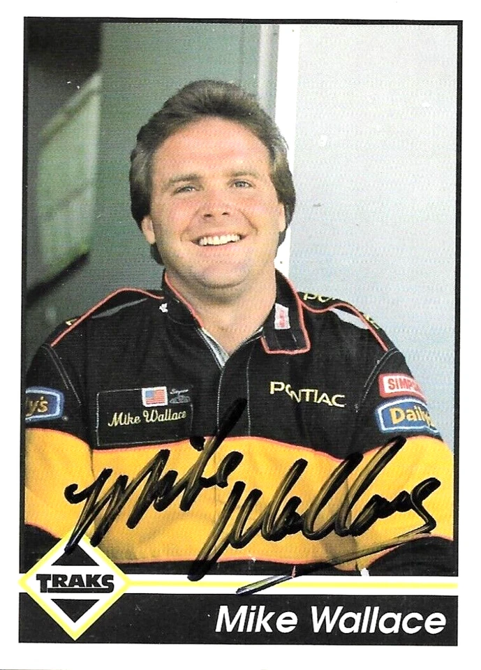 Mike Wallace signed 1992 TRAKS trading card NASCAR #152 - Image 1 of 1