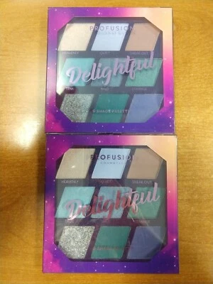2 Pack: Profusion Cosmetics *Delightful* 9 Shade Eyeshadow Palette  E7C - Image 1 of 2