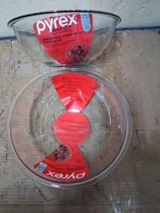 Pyrex 6001043 4 QT Clear Mixing Bowl - Pack Of 2 - Picture 1 of 1