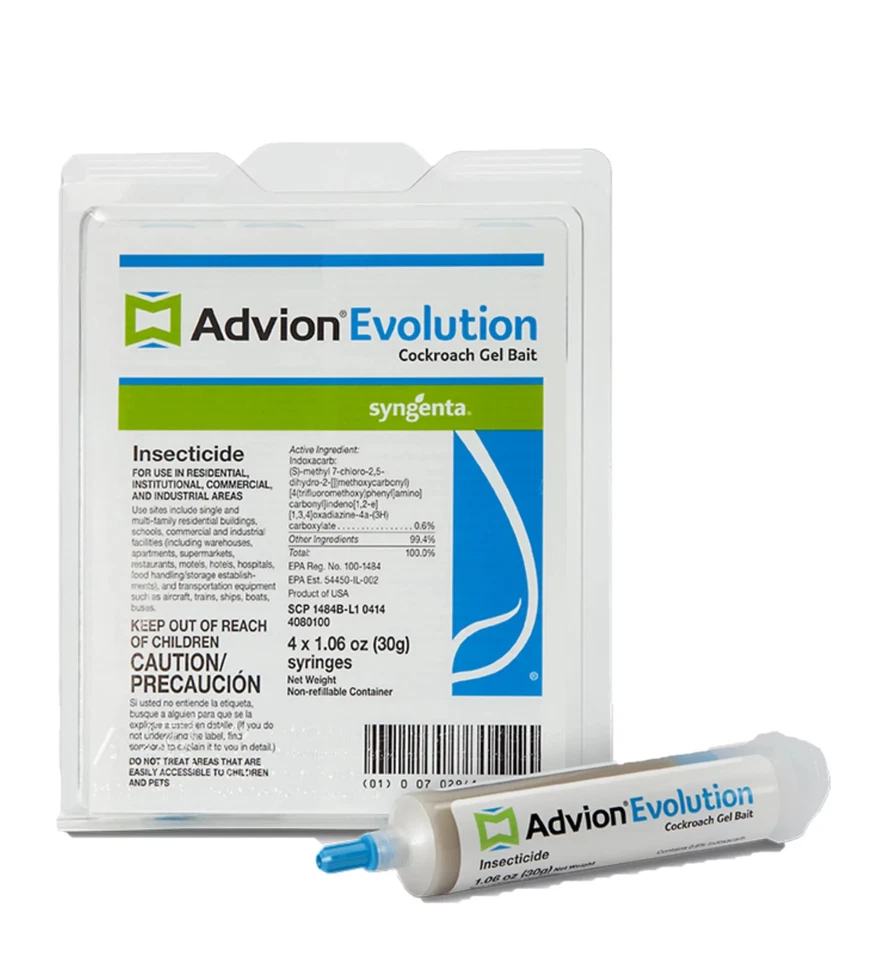 Приманка гель для тараканов Advion Evolution 4 трубки и 1 плунжер и 2 наконечника от Syngenta - Изображение 1 из 1