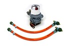 2 Gasflaschen automatische Umschaltanlage MULTIMATIK 30 mbar inkl 2 HD-Schläuche