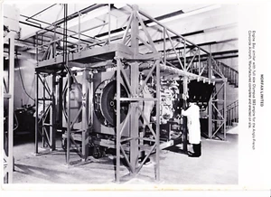 Vintage Print Photograph Concorde Aircraft Engine Bay Olympus 593 Engine Morfax - Picture 1 of 2