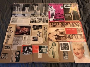 BETTY GRABLE - Lote surtido de recortes - Imagen 1 de 7