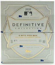 2020 TOPPS DEFINITIVE COLLECTION BASEBALL HOBBY BOX