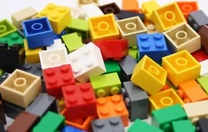 LEGO BRICKS 500 x MIXED 2x2 Pin From Brand New Sets Sent In a Sealed Bag - Picture 1 of 4
