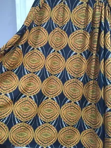 GROß LuLaRoe MAXI LANGER ROCK MEDAILLON AUGE gelb gold orange schwarz aztekisch neu mit Etikett L - Bild 1 von 3