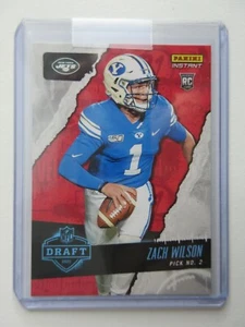 2021 Panini Instant NFL Draft Night Zach Wilson Rookie RC SP Prizm 1/2894 - Picture 1 of 3