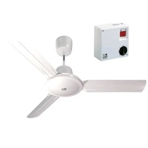 VENTILATORE SOFFITTO VORTICE 61751 NORDIK EVOLUTION R 120/48" COMANDO MURO 12955 - Foto 1 di 7
