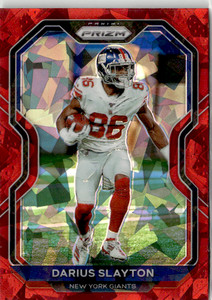 2020 Panini Prizm #163 Darius Slayton Prizm Red Ice