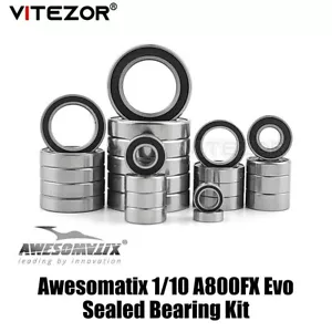For Awesomatix 1/10 A800FX Evo Sealed Bearing Kit 24Pcs - Picture 1 of 4