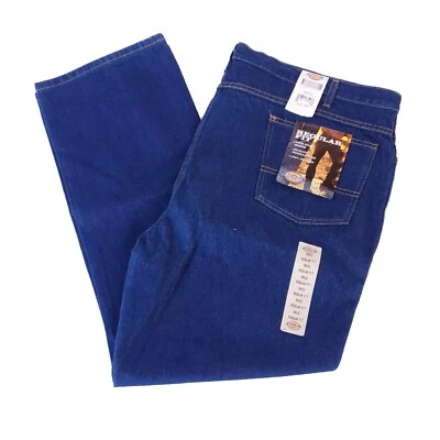Dickies Regular Fit Blue Jeans Men's 50 x 30 NWT 5 Pockets New Old Stock - Image 1 of 4