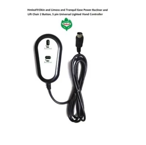 Controlador reclinable silla elevadora Okin 2 botones control remoto eléctrico interruptor manual - Imagen 1 de 4