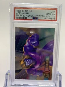 1995 Flair Marvel Annual Powerblast #16 ARCHANGEL PSA 10 Gem Mint Low Pop - Picture 1 of 2