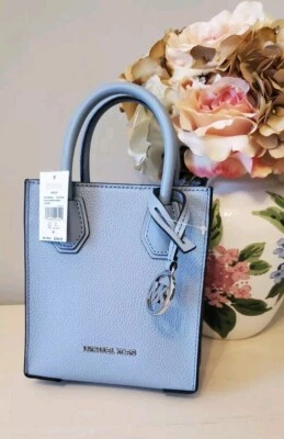Michael Kors Mercer Mini XS North South Pebbled Leather Crossbody Shoulder Bag - Image 1 of 4