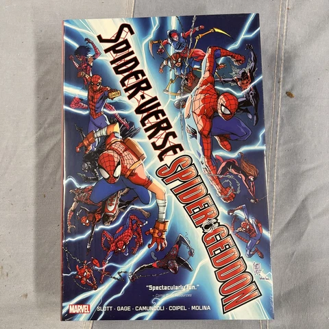 Marvel Comics SPIDER-VERSE SPIDER-GEDDON Omnibus DM HC (2023) Global Shipping Cover