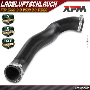 Ladeluftschlauch Turboschlauch für Saab 9-3 Cabriolet YS3D 2.0 Turbo 1998-2003 - Bild 1 von 8