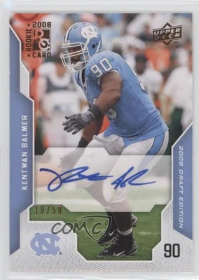 2008 Draft Edition Bronze Exclusives /50 Kentwan Balmer #35 Rookie Auto RC - Image 1 of 2
