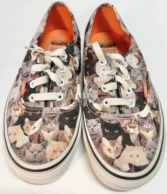 ZAPATOS BMX VANS ASPCA CATS 2015 EDICIÓN LIMITADA CAÑA BAJA CON CORDONES M 5,5 W 7 Foto 1 de 4