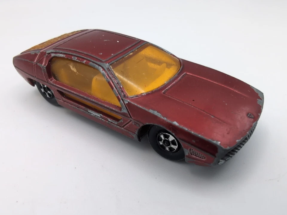 1969 Винтажный Lesney Matchbox No20 Lamborghini Marzal Playworn Сделано в Англии - Изображение 1 из 4