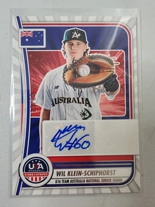 2025 Panini Stars And Stripes Wil Klein-Schiphorst Auto /65 - Foto 1 di 2