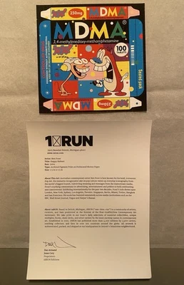 Happy Helmet x Ben FrostBlotter Kunstdruck 2021 AP Artist Proof signiert LOP - Bild 1 von 4