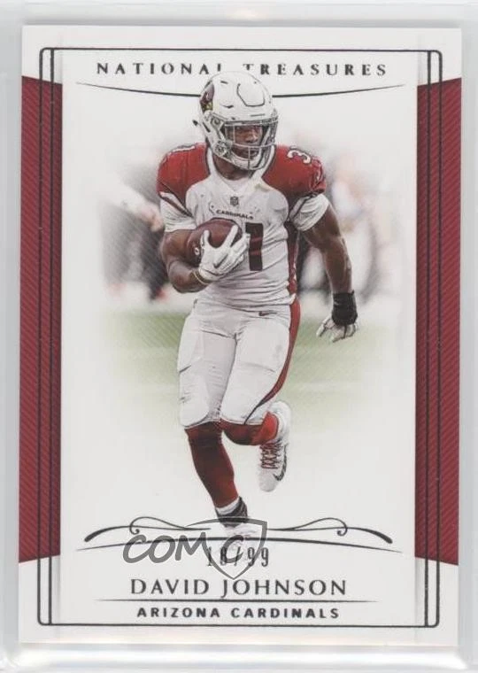 2018 Panini National Treasures /99 David Johnson #6 - Image 1 of 2