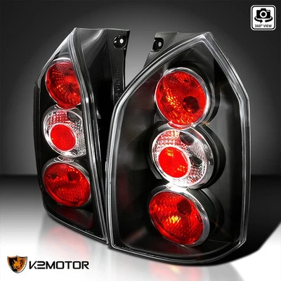 Fits 2004-2009 Hyundai Tucson Black Tail Lights Brake Lamps Left+Right 04-09 — 第 1/4 张图片