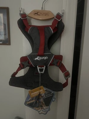 Arnés para perros Kurgo Journey Air rojo ligero cómodo ajustable tamaño mediano Foto 1 de 3